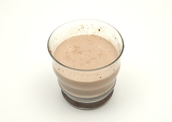 Image showing Hot chocolate on white