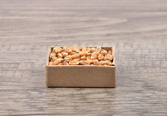 Image showing Wheat on wood