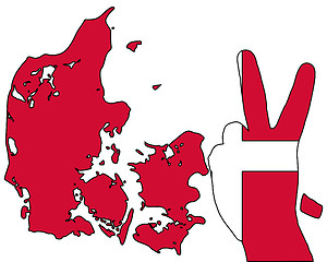 Image showing Danish hand signal