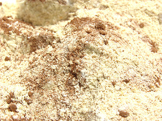 Image showing Meal, cocoa and baking powder mixed together