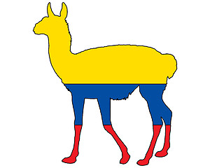 Image showing Guanaco Ecuador