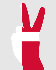 Image showing Danish finger signal