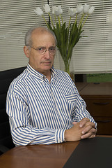 Image showing senior executive in office