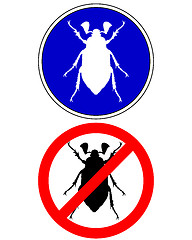 Image showing Cockchafer traffic signs