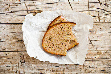 Image showing slices of rye bread 