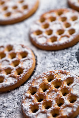 Image showing fresh homemade honey cookies