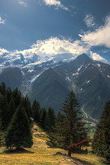 Image showing Alps mountain landscape