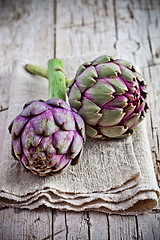 Image showing fresh artichokes 