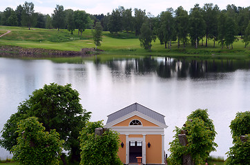 Image showing Bogstad lake seen from Bogstad Manor