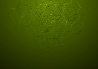 Image showing Abstract hi-tech vector background