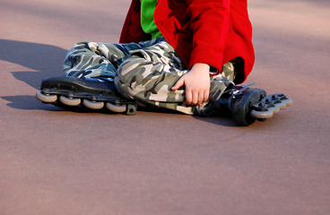 Image showing Rolling and falling