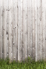 Image showing wooden wall background