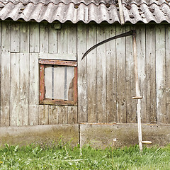 Image showing old wooden barn