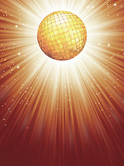 Image showing Beidge disco rays with stars. EPS 8