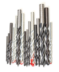 Image showing Set of Drill Bits