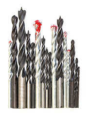 Image showing Set of Drill Bits