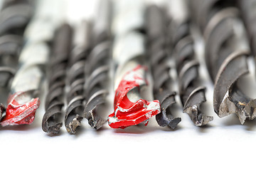 Image showing Set of Drill Bits