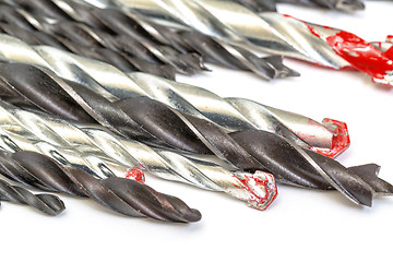 Image showing Set of Drill Bits