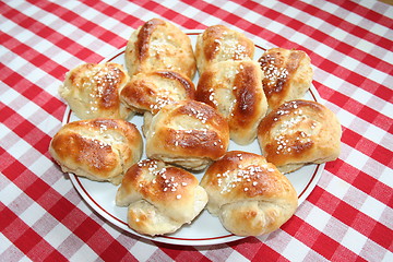 Image showing Buns with almond