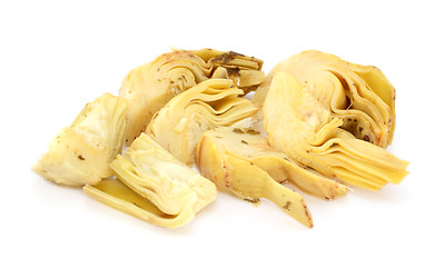 Image showing Artichoke heart segments 