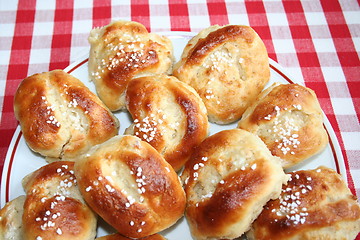 Image showing Buns with almond