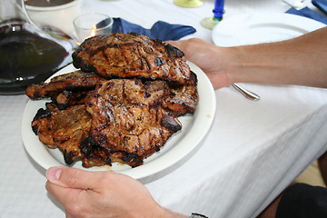 Image showing Grilled meat