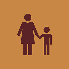 Image showing Maternity Flat Icon