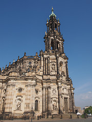 Image showing Dresden Hofkirche