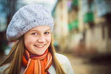 Image showing The Girl In A White Beret