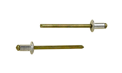 Image showing Two rivets.