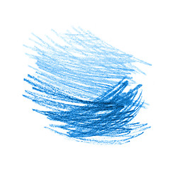 Image showing Abstract blue design element