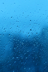 Image showing Natural water drops texture