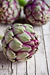 Image showing fresh artichokes 