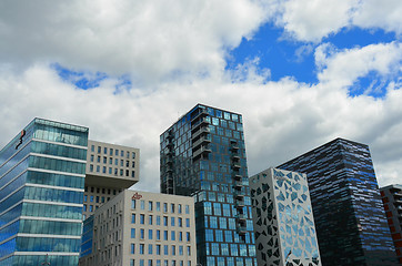 Image showing Barcode buildings in Oslo