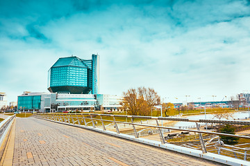 Image showing Building of National Library of Belarus in Minsk