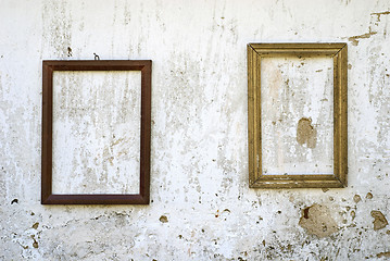 Image showing two wooden frames