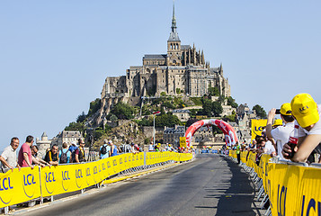 Image showing Spectators of Le Tour de France