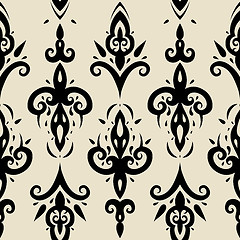 Image showing Seamless wallpaper pattern.