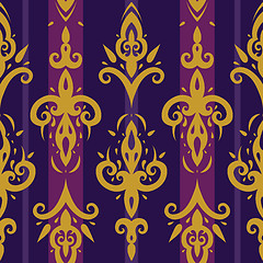 Image showing Seamless wallpaper pattern.