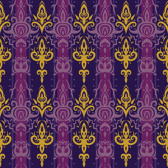 Image showing Seamless wallpaper pattern.