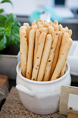Image showing Bread sticks
