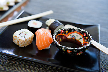 Image showing Sushi plate