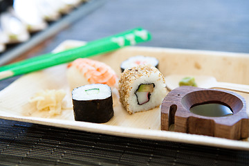 Image showing Sushi plate