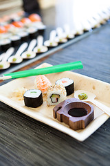 Image showing Sushi plate