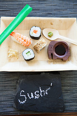 Image showing Sushi plate