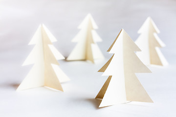 Image showing Cardboard Christmas Trees