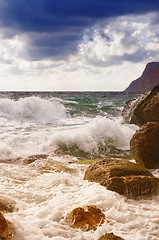 Image showing sea waves 