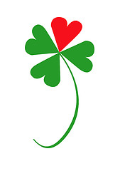 Image showing Valentine clover