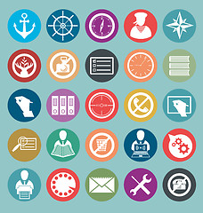 Image showing Vector Flat Style Icons