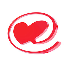 Image showing e-love sign